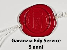 garanzia sui lavori Edy Service di 5 anni garanzia edy service